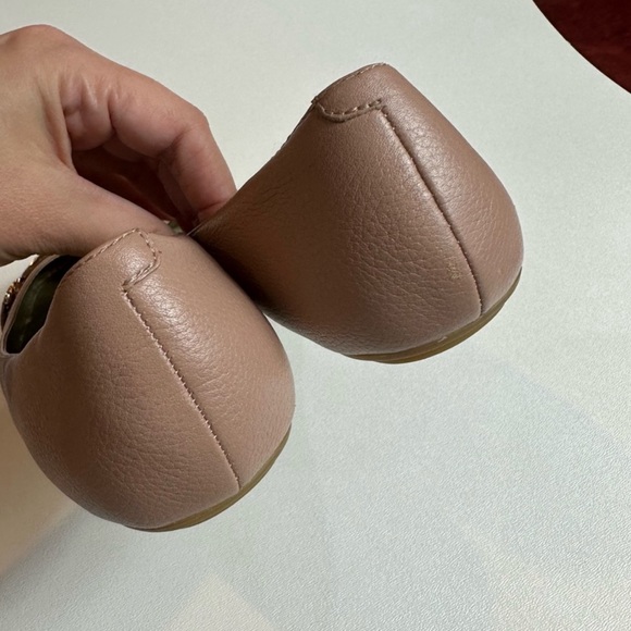 Coach Leather Bianca Logo Accent Hardware Flats - Picture 8 of 8